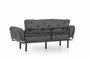 Atelier Del Sofa Nitta Triple - Sofá-Cama de 3 Plazas Gris